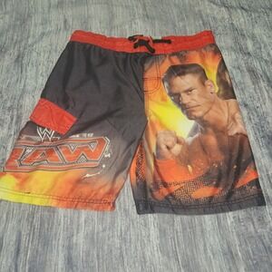 WWE Raw John Cena Edge Chris Jericho Swim Trunks Boys‎ Multi Color